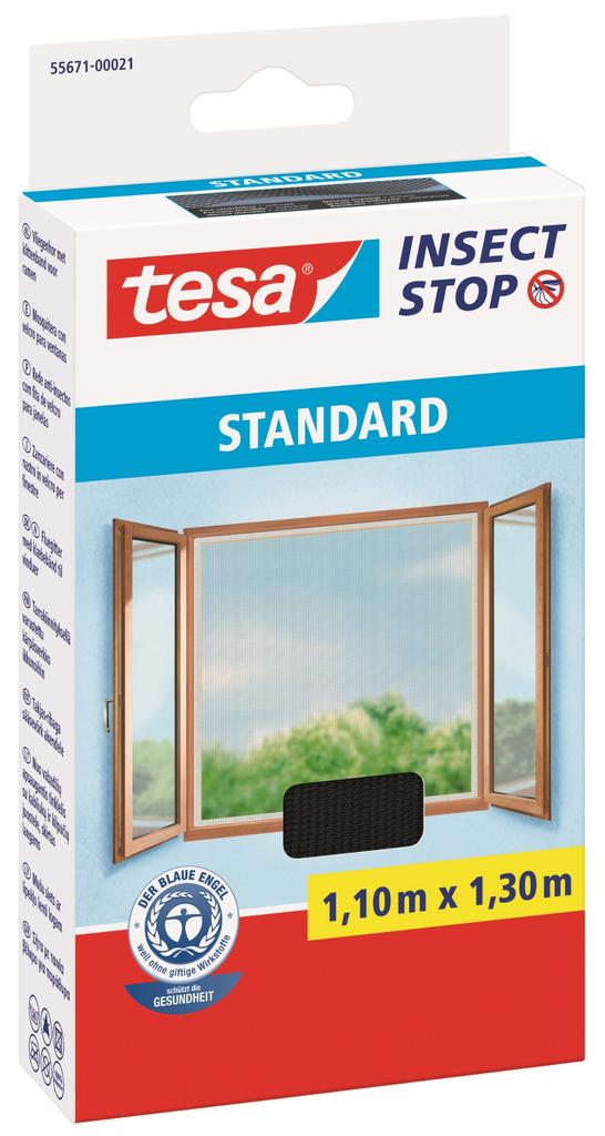 Tesa Magnetic Mosquito Net Self-Closing For Balcony Doors 0.9X2.1M X3