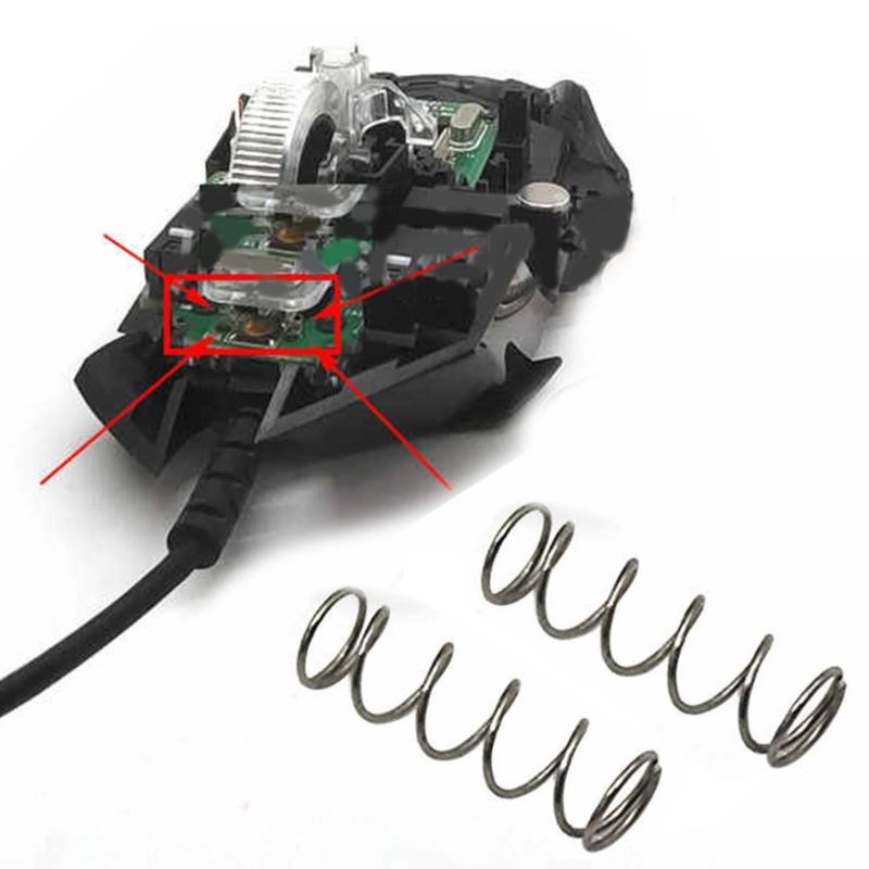 10Pcs High Elasticity Mouse Wheel Repair Springs for G500 G502 G700S Multiple Gaming Office Mouse Models