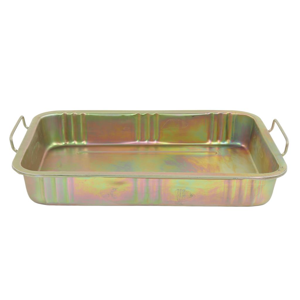 Galvanized Oil Drip Tray Pan Professional Metal Drain Container Universal Auto Repair Tool for