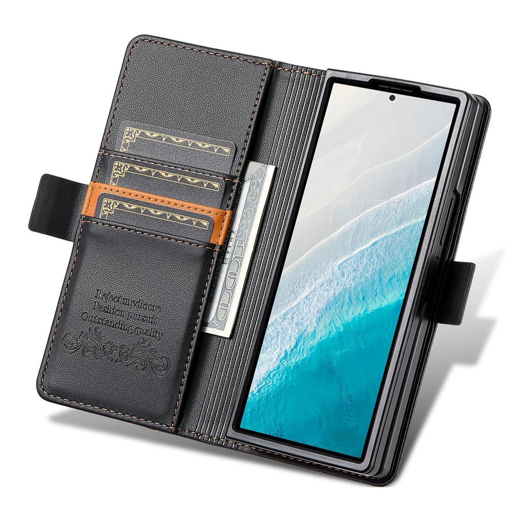 Magnetic Flip Card Slot Case for Samsung Galaxy Z Fold Series (3 to 7)