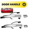 2Pc Set Exterior Door Handle For 13-19 Nissan Sentra Front Driver Passenger Side