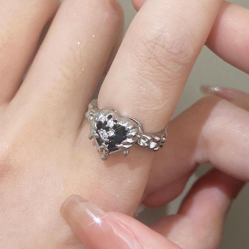 High-End Cross-Border Fashion Bow Ring for Women - European & American Style Open Index Finger Accessory