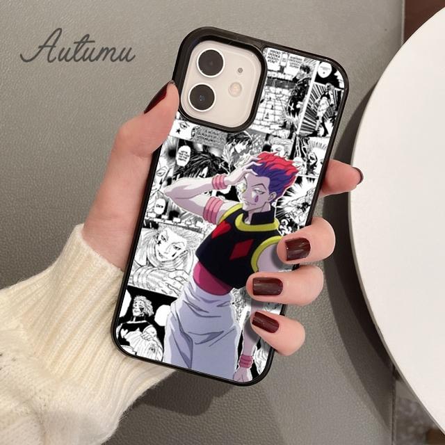 Fashion Hisoka Anime HUNTER×HUNTER Phone Case for iPhone 11 12 13 14 Pro Max Mini XR XS SE 2020 6S 7 8 Plus Galaxy S21 S22 Cover