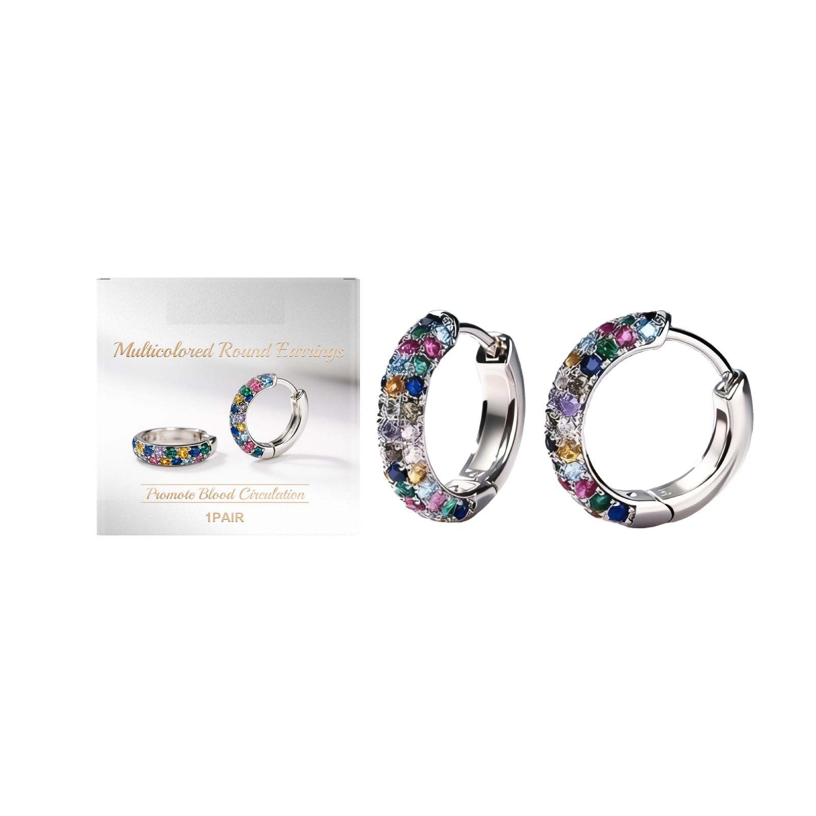 

Colorful diamond earrings, elegant earrings, women s jewelry gifts, anniversary birthday presents one size білий