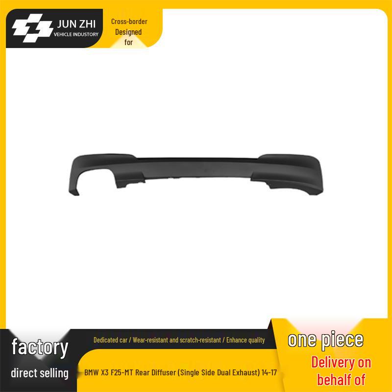Dual Outlet Rear Diffuser for BMW X3 F25-MT (2014-2017)