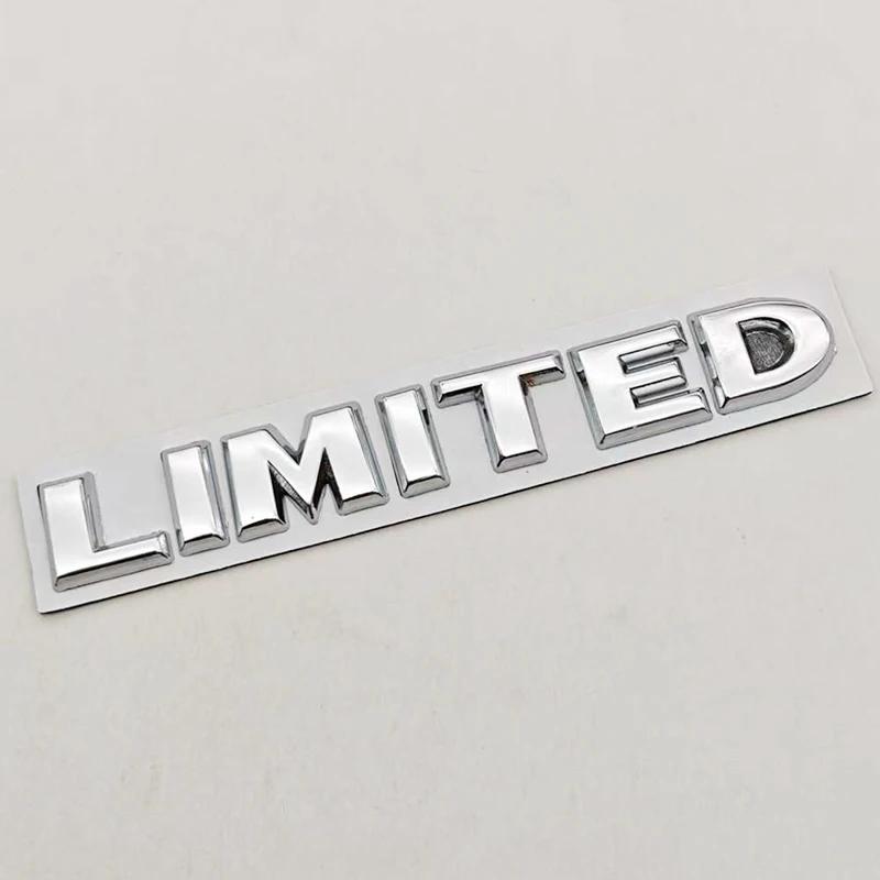 3D Metal Car Letters Logo LIMITED Rear Trunk Badge Sticker Emblem For JEEP Grand Cherokee Overland Compass Wrangler Accessories QS9