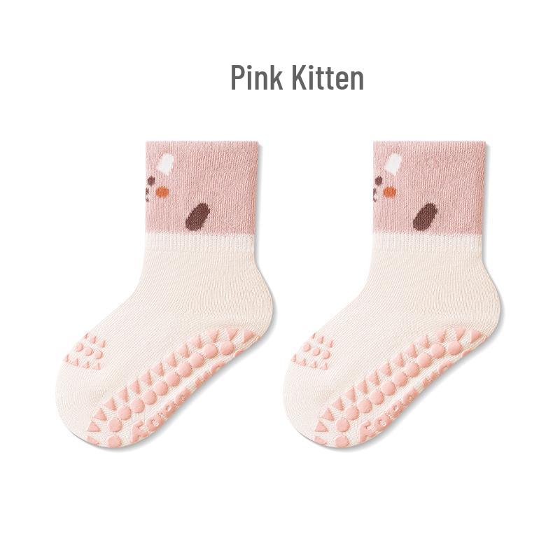2025 Spring Collection: Baby Non-Slip Cotton Socks for Newborns, Boys & Girls