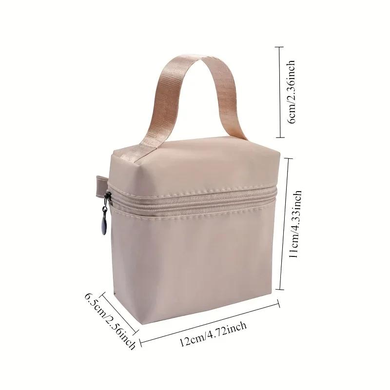Storage Bag Mini Multi-functional Makeup Bag, Portable Makeup Bag Suitable Storing Items Such Lipsticks Keys and Charging Cables