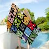 Happy Tree Friends Cartoon Bath Towel Microfiber Soft Water Absorbing Breathable For Girl Kids Decorative Cartoon Beach Towel