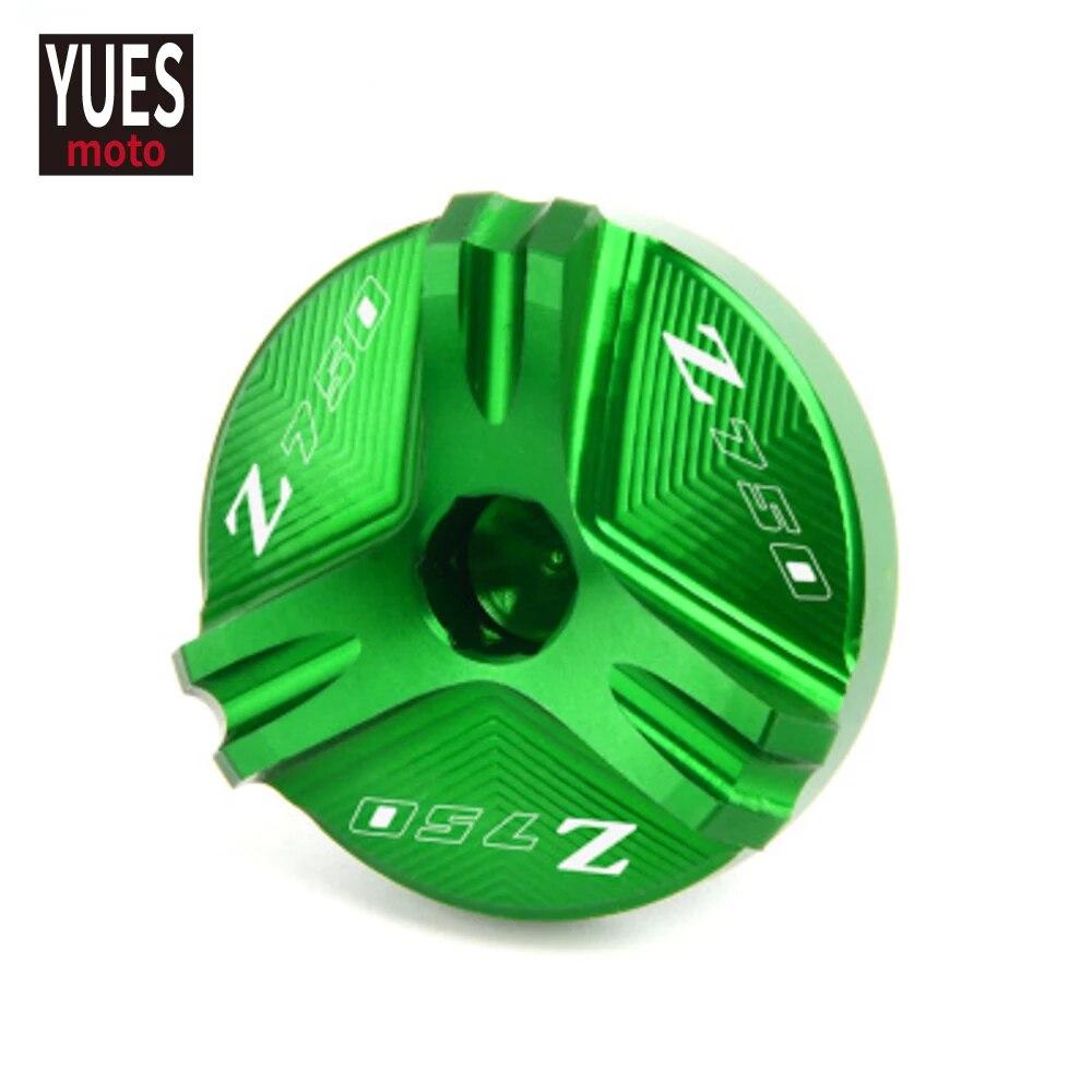 

Аксессуары для мотоциклов, крышка масляного фильтра двигателя, масляная пробка с логотипом для KAWASAKI Z750 S 2006 2007 2008 2009 2010 2011 2012 зелёный