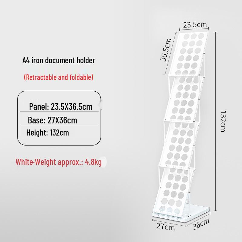 

Металлическая стойка для литературы и журналов A3A4: Напольная, складная выставочная стойка для выставок и промоакций