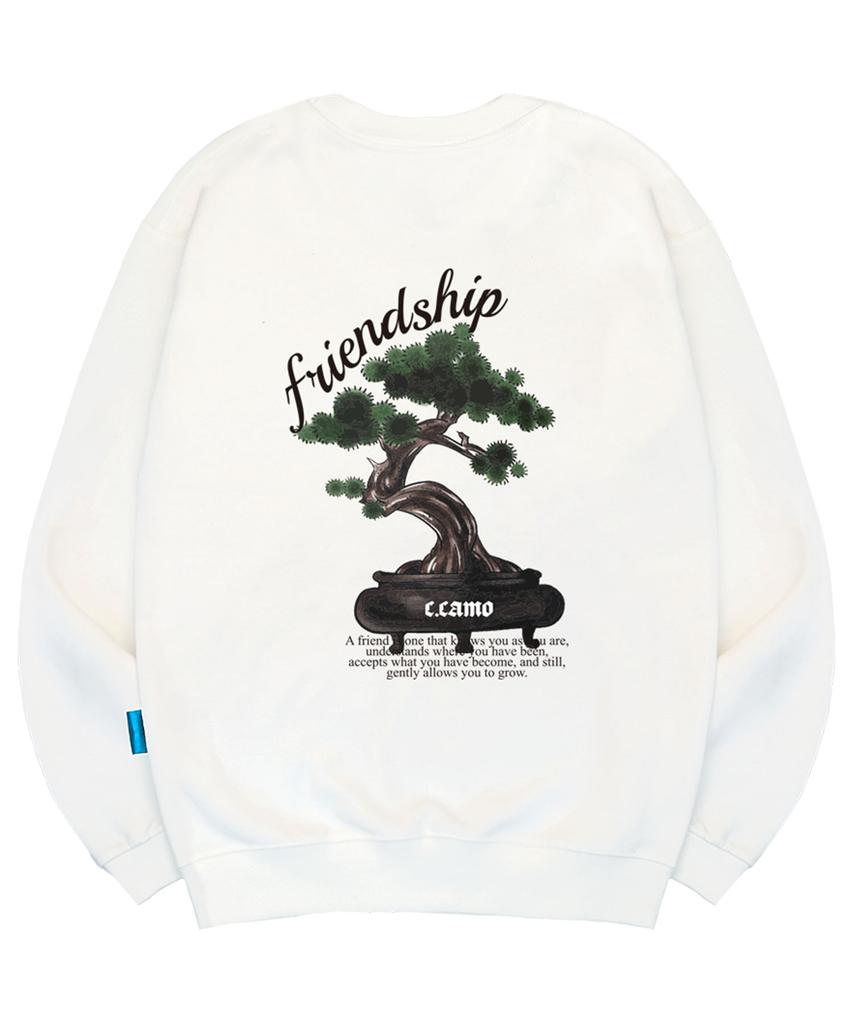 Ellamo Fleece-Lined M Friendship Sweatshirt Unisex Big Sizes S~4Xl (A Type)