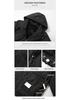 2025 Men's Plus Size Velvet Thickened Casual Jacket - Trendy Loose Fit for Larger Sizes