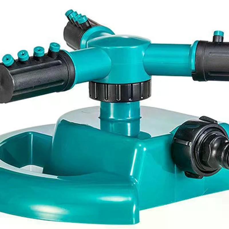 Three-prong 360 Degree Automatic Rotating Water Spray Sprinkler Nozzle Lawn Garden Watering Irrigation Supplies