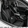 Suede Headrest Car Breathable Memory Foam Neck Pillow For VW Jetta Golf Passat Polo CC Tiguan Arteon Touareg Taigo Caddy Hub Cap