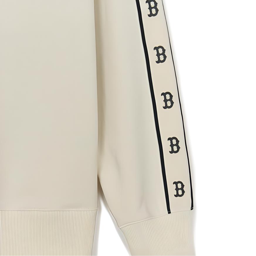 New MLB Boston Red Sox Sweatshirt Unisex Dark Cream 3AMTM0644-43CRD