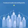 12pcs Leak proof Dropper Bottles Squeeze Bottles With Stainless Steel Tips For Skincare Reusable