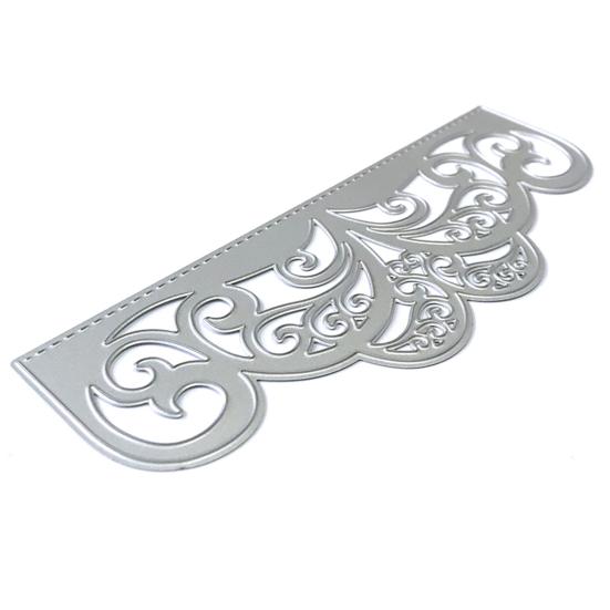 

Полые кружевные открытки для скрапбукинга DIY высечки тиснением формы свадебный декор серебряный