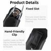 Hook Loop Closure Stethoscope Holder Clip PU Leather Durable Stethoscope Storage Bag Magnetic Holder Compact Stethoscope Holder