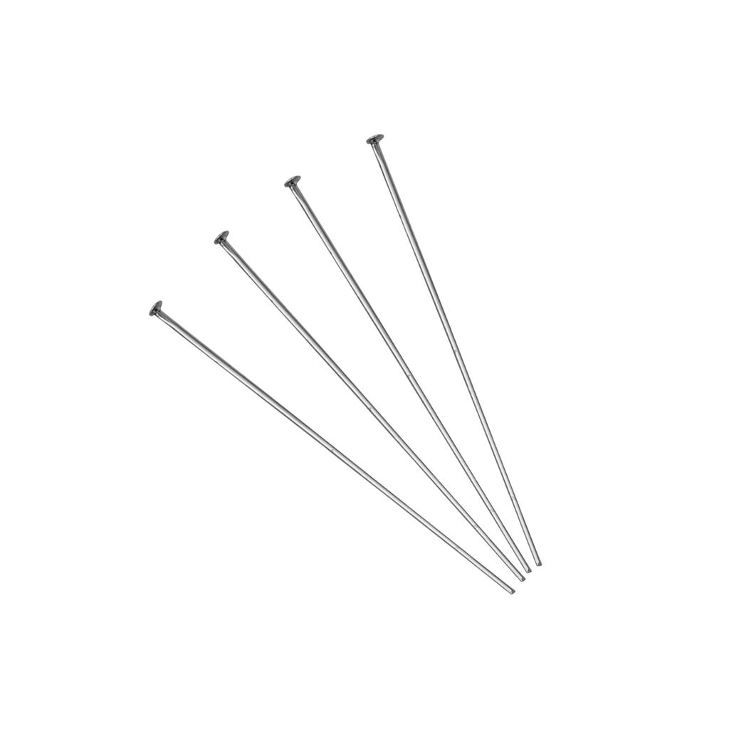 50/100Pcs Stainless Steel T-Shape Needle Charm Accessories For DIY Necklace Bracelet Jewelry Making