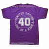 Funny 40 Year Old Gifts Vintage 1985 Limited Edition 40th Birthday Tshirts Men Fashion Tshirt 100 Cotton Oversized T Shirt