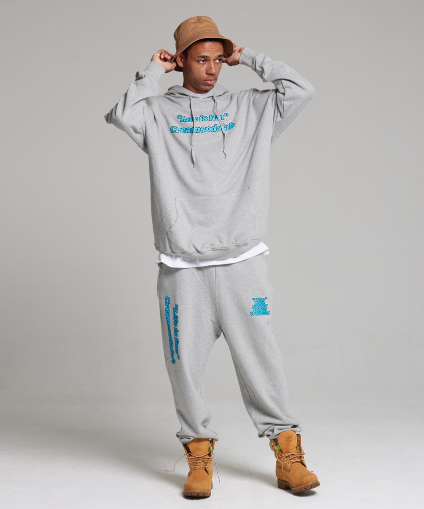 CREAM SODA LAB Slogan Hoodie Training Set