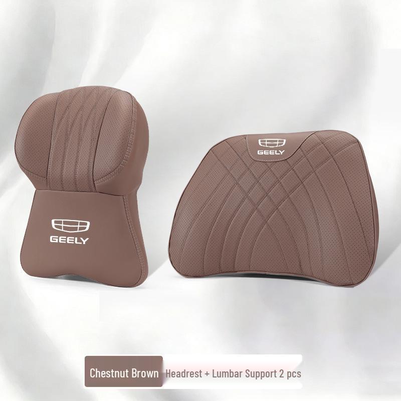 Compatible Geely Xingyue L, Xingrui, Emgrand, Xingyuan, Galaxy Starship 7 Car Headrest Neck Pillow & Lumbar Support