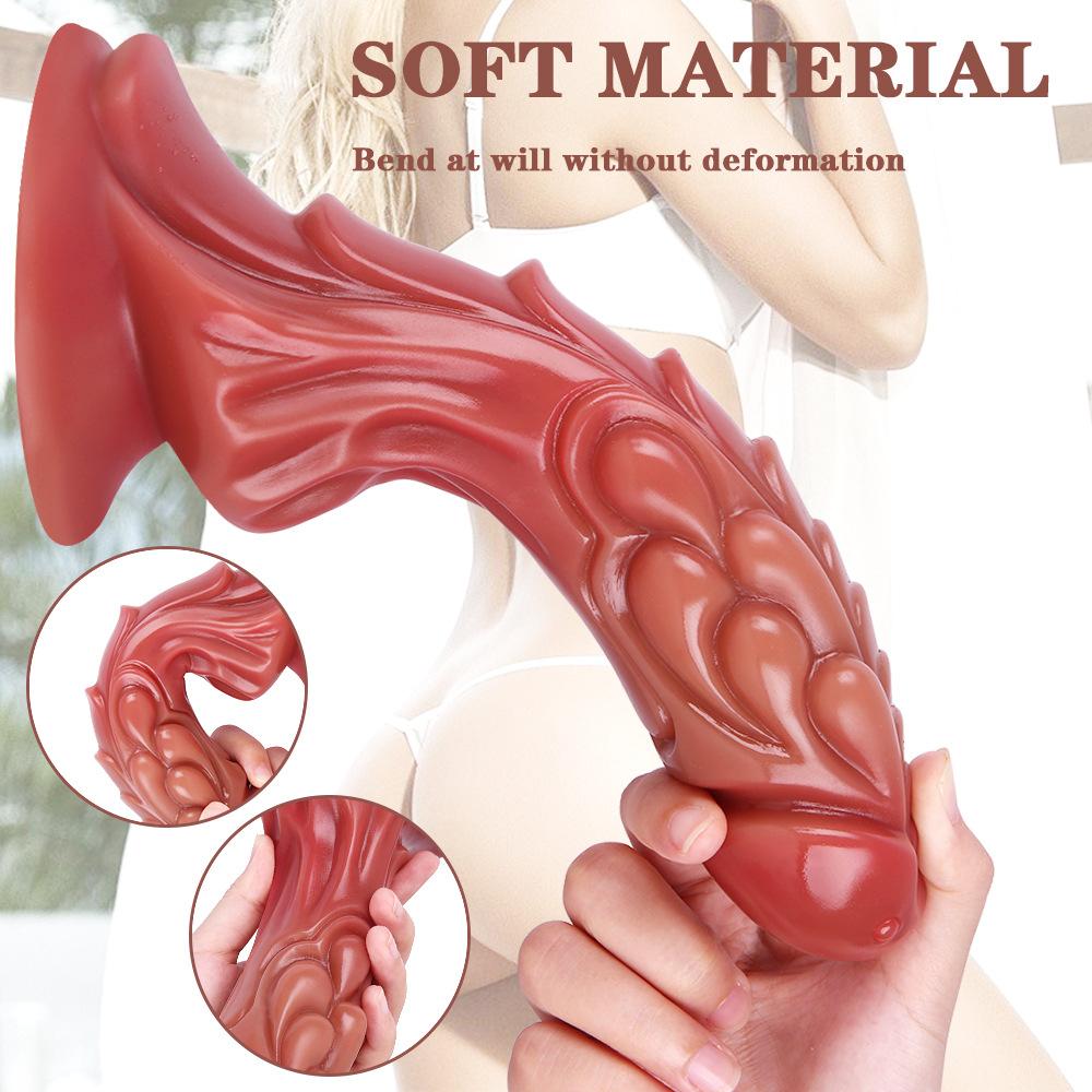 Personalized Alien Liquid Silicone Simulated Penile Adult Sexual Products