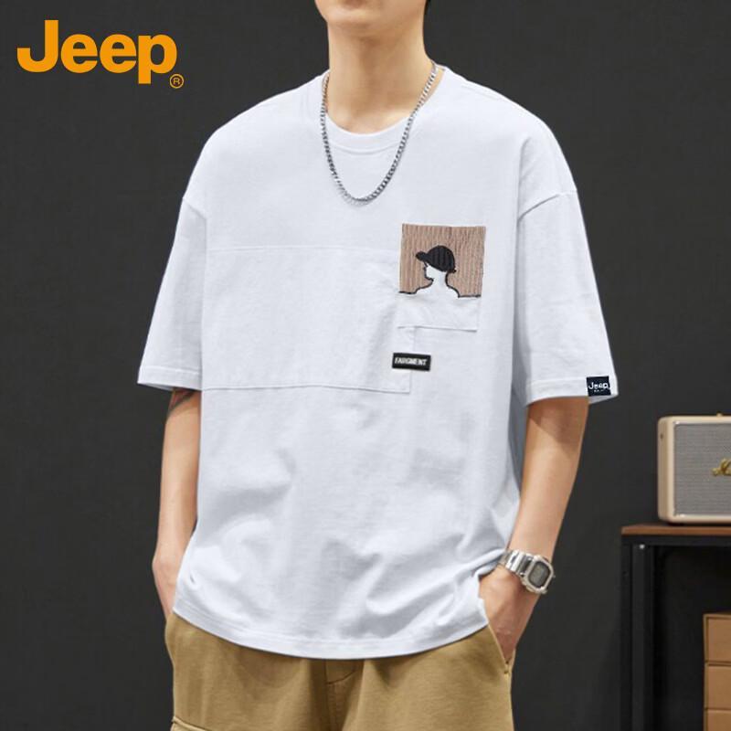 

JEEP Men s Pure Cotton Short Sleeve T-Shirt 2XL