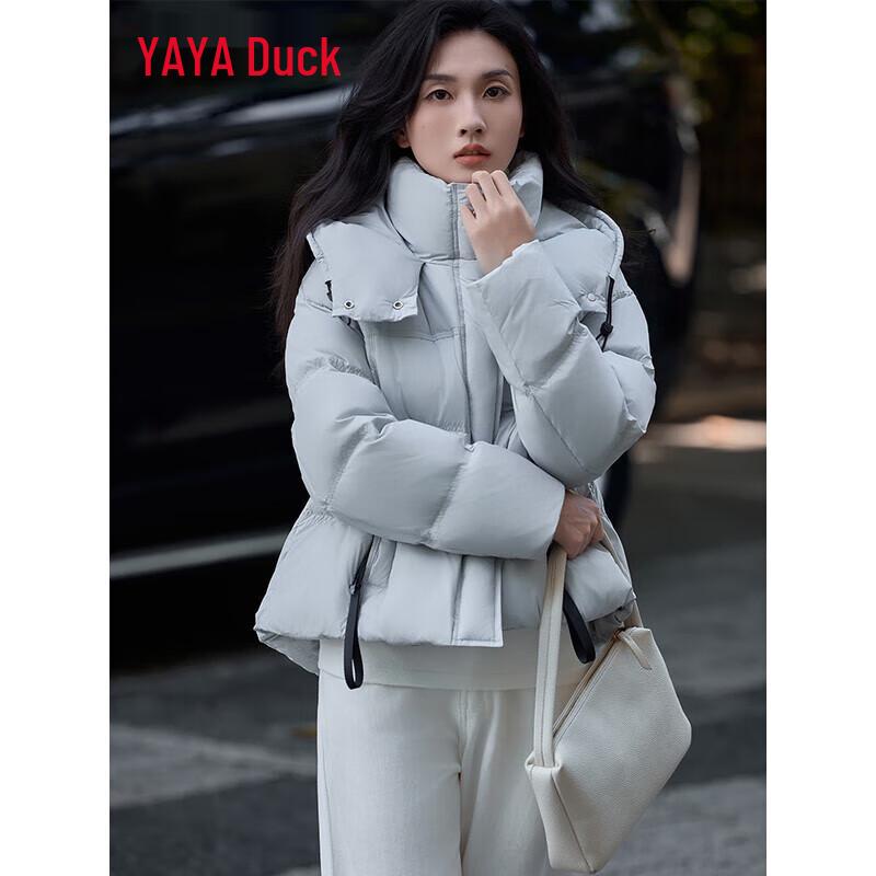 YAYA 2025 Women's Loose-fit Korean Style Warm Down Jacket YE5B601765L