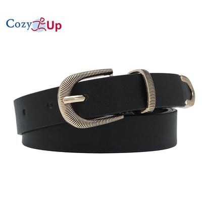 Alloy Pin Buckle Retro Belt All-match Jeans Decorative Wide Belt Women