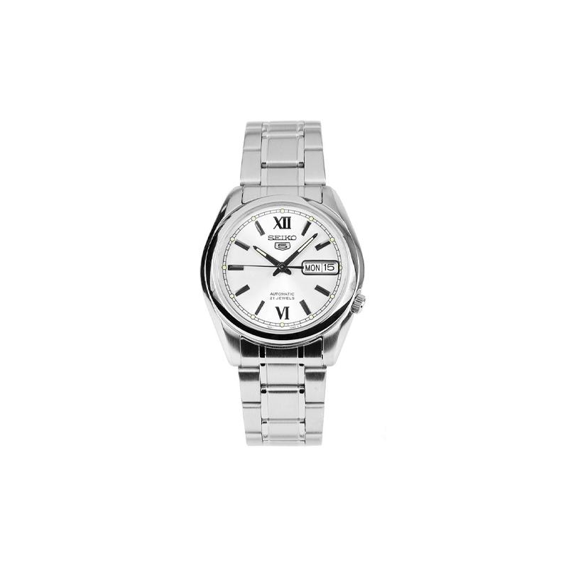 SEIKO seiko5 30 meters waterproof Automatic for men and women white dial Snkl51k1 белый