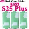 3pcs Waterproof Sticker For Samsung S23 Ultra S21 S22 S24 S25 Plus S26 Rear Back Door Housing Cover Seal Frame Adhesive Glue