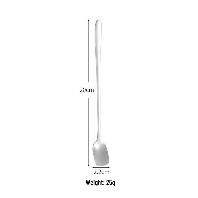 Dirien 304 Stainless Steel Long-Handled Stirring Spoons