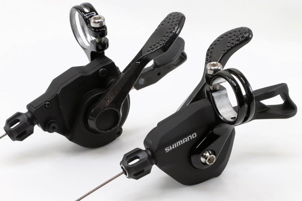 SHIMANO 105 2x11s přední dvojitá zadní 11rychlostní řadicí páka Rapidfire Plus a pravá černá SL-RS700 R/L (Levá sada)