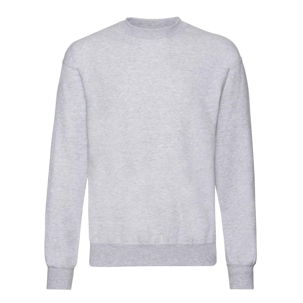 Fruit of the Loom Mens Classic Plain Set-in Sweatshirt