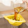 Kitchen Sink Strainer Magnetic Sponge Holder Anti-Clog Corner Sink Strainer Kitchen Food Catcher for Garbage Disposal Home
