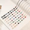 Colorful Crystal Bead Eyeglass Holder Fashion Glasses Chain for Women Eye Accessories Eyewear Straps Cord Sunglasses String Gift