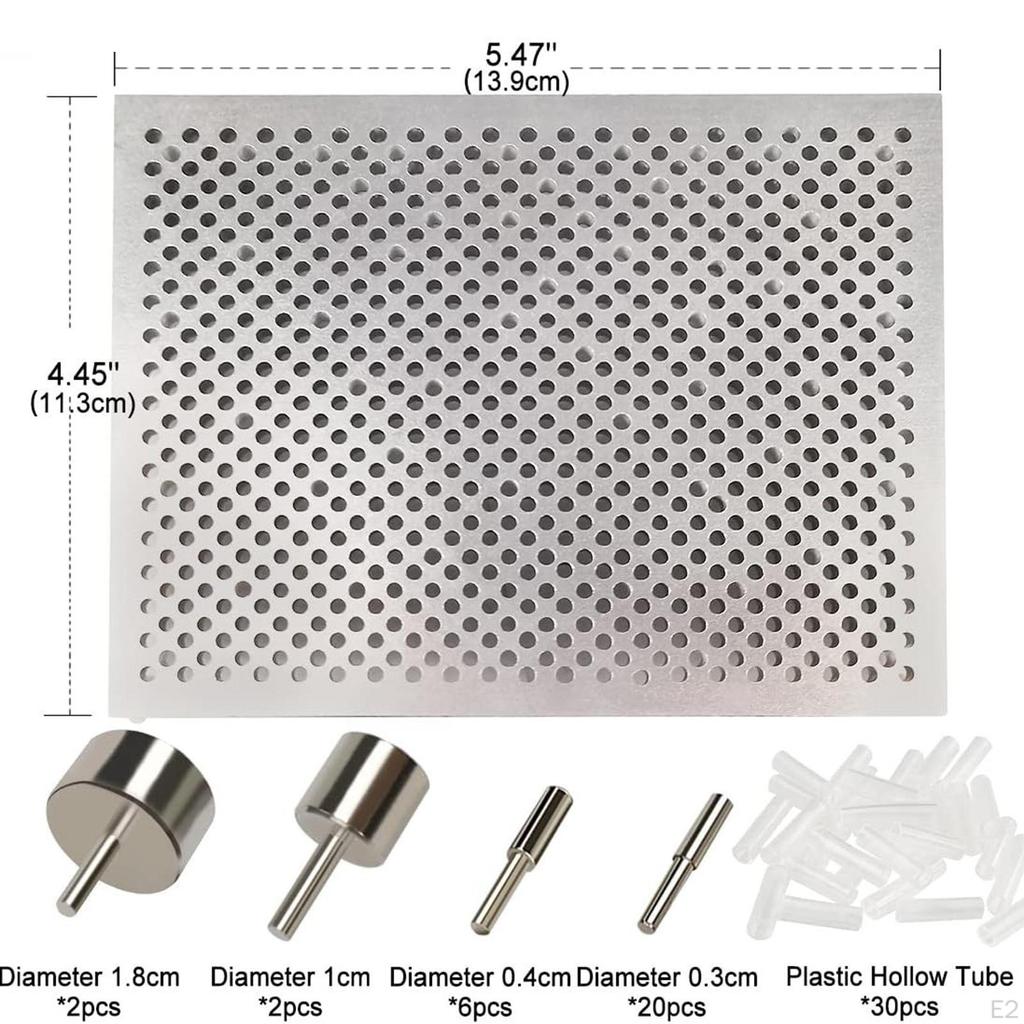 Wire Bending Jig Board 30 Metal Pegs Loops Portable Compact Practical Wrapping