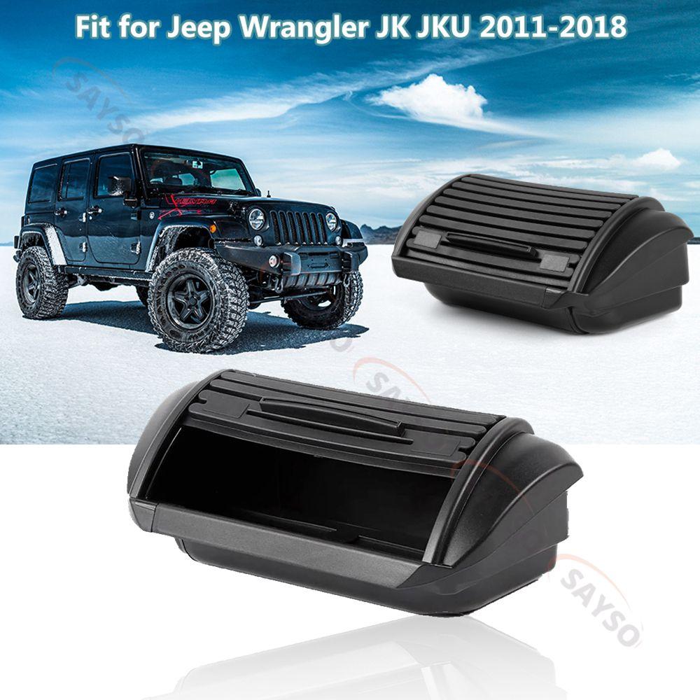 

для Wrangler JK Органайзер для хранения на приборной панели Бокс для Jeep Wrangler JK JKU 2011 2012 2013 2014 2015 2016 2017 Хранение чёрный