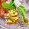 Doraemon Gold Pendant Keychain with 999 Pure Gold Charm
