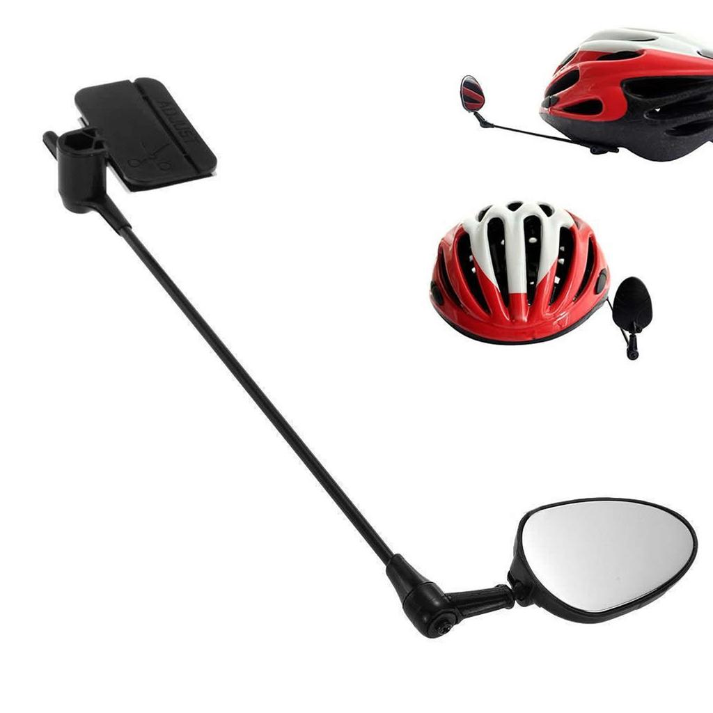 1 Pair  Helmet Rearview Mirror 360° Adjustable  Cycling Rear View Wide Angle Mirror Ridin