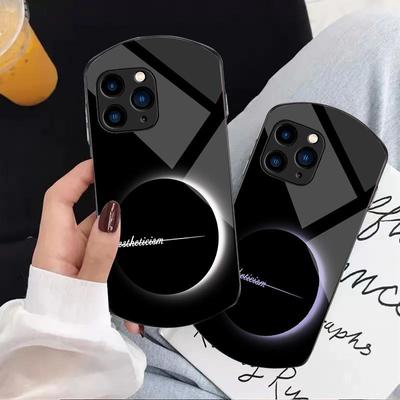 Custodie in Vetro per Apple 12 Pro Max, 13 Max, 7, 11, XR, XS in Vari Design
