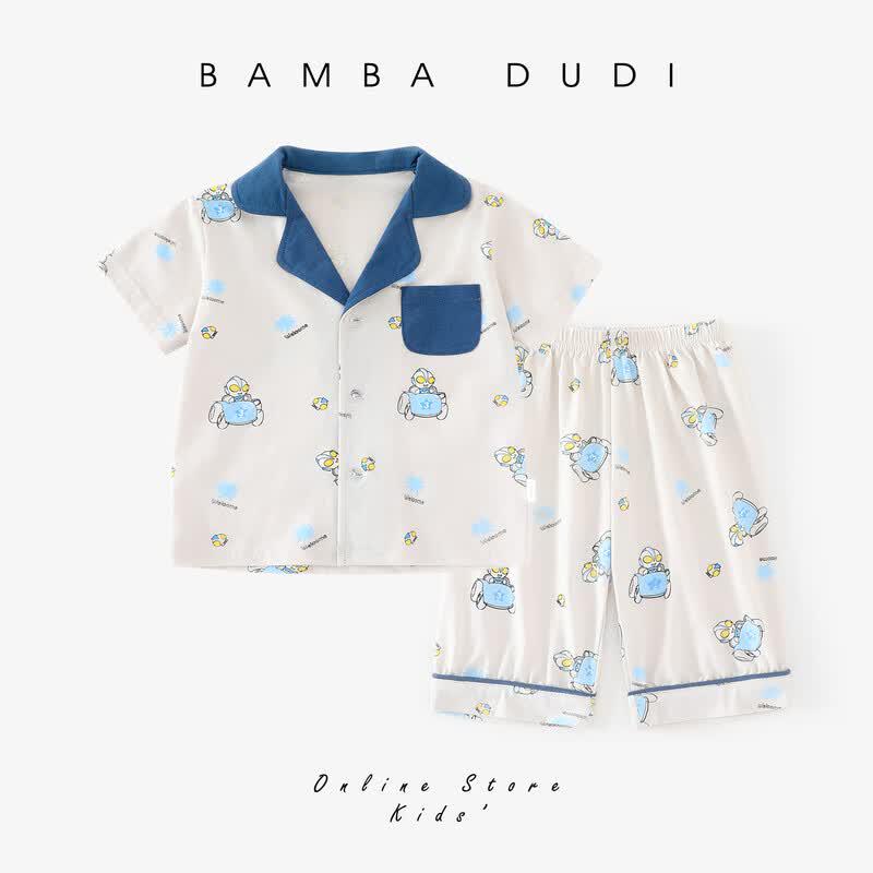 Banbadou 7A Anti-bacterial Kids' Summer Pajama Set