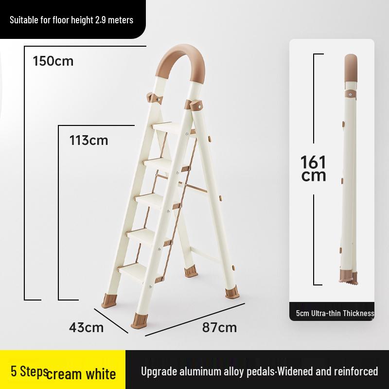 Multifunctional Telescopic Folding A-Frame Ladder – Portable, Lightweight & Indoor Use