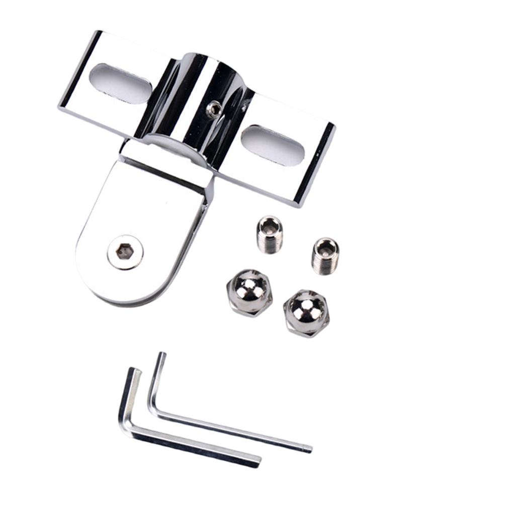 Thickened Stainless Steel/Alloy Shower Door Hinges with 90 Degree Rotation for 8 12mm Glass Door Daily Casual Use