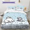 Literie motif Chat de Simon, Ensemble couette Housse de couette Taie d'oreiller Maison Cadeau d'anniversaire (1 housse de couette + 2 taies d'oreiller, sans garniture.)