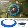 6/8/10FT Trampolino Pad Rotondo Copertura a Molla Impermeabile PVC Trampolino Bordo Protezione Spugna Imbottitura Anello di Sicurezza Cuscino di Ricambio Trampolino