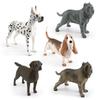 Pvc Lifelike Static Dog Figurines 5 Styles Including Basset Hound Great Labrador Dane