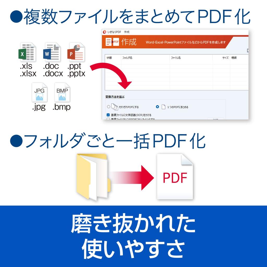 SourceNext Ikinari PDF COMPLETE for 5 Computers PDF and Conversion Software Windows Compatible Ver.10 (old Version) Creation, Editing,